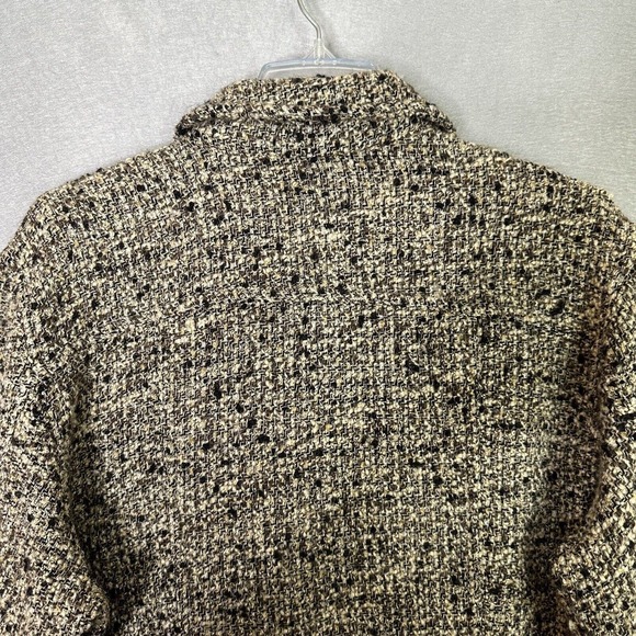 Chicos Sweater Jacket Women Sz 3 XL 16 Tweed Boucle Wool Mohair Blend Shacket - Picture 10 of 15